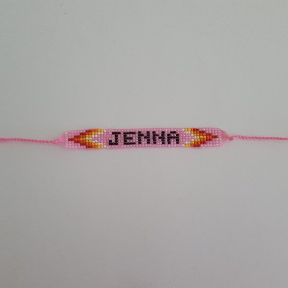 Personalized Beaded Bracelet "Jenna" - Picture 6 of 8